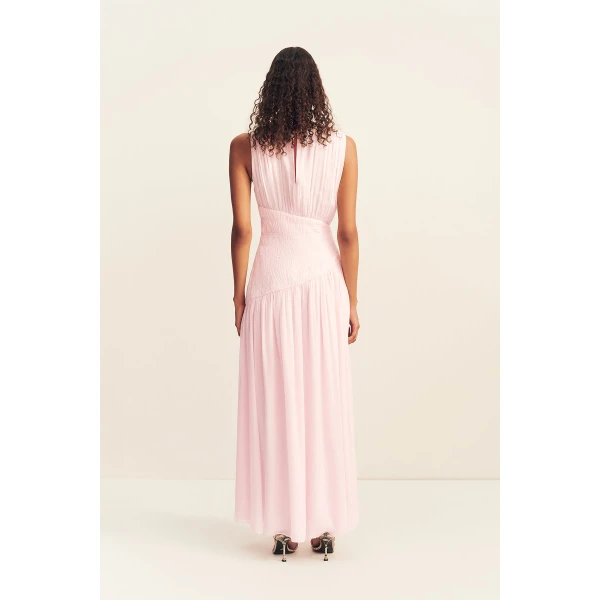Shona Joy Amina Panelled Ruched Maxi Dress - Fairyfloss - Dresses - Australian Luxury Eventwear at Luxury Shoes 