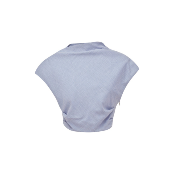 Shona Joy Asher Cap Sleeve Top – Chambray Blue