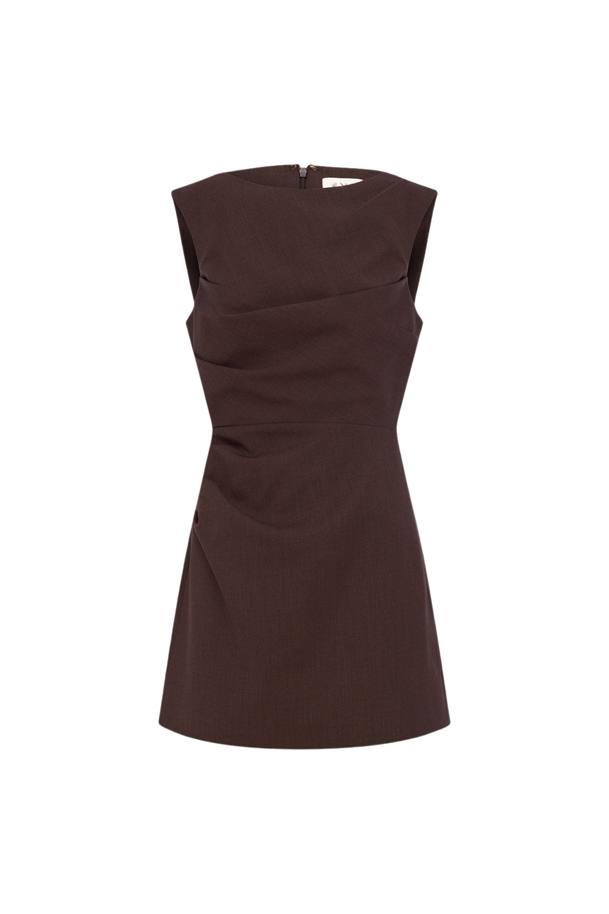 Shona Joy Asher Draped Mini Dress – Ristretto