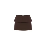 Shona Joy Asher Mini Skirt – Ristretto