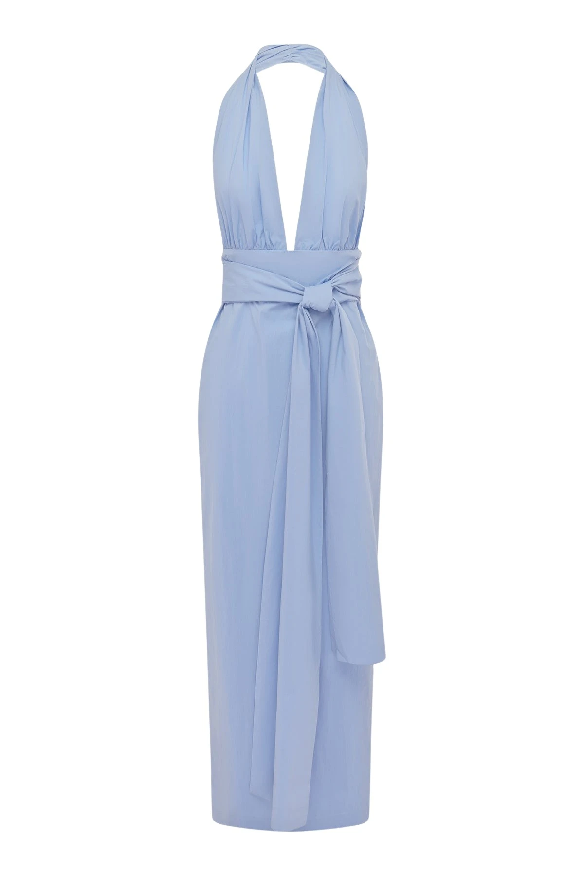 Shona Joy Campbell Halter Plunged Maxi Dress – Azurine