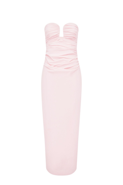 Shona Joy Campbell Strapless U Wire Maxi Dress - Ballerina - Dresses - Australian Luxury Eventwear at Luxury Shoes 
