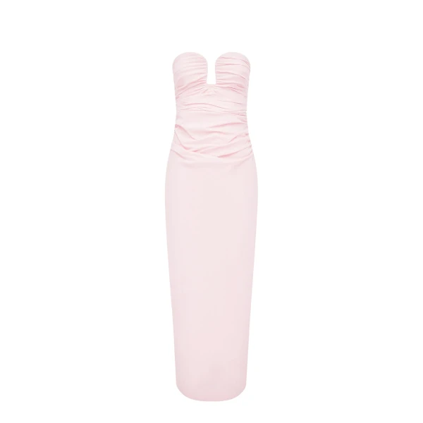 Shona Joy Campbell Strapless U Wire Maxi Dress - Ballerina - Dresses - Australian Luxury Eventwear at Luxury Shoes 