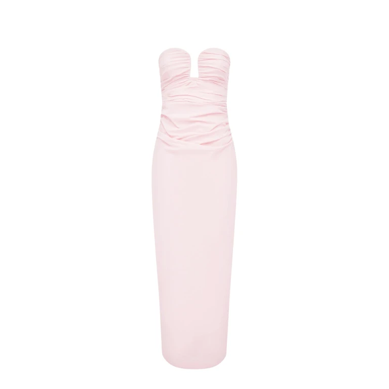 Shona Joy Campbell Strapless U Wire Maxi Dress - Ballerina - Dresses - Australian Luxury Eventwear at Luxury Shoes 
