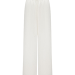 Shona Joy Huxley Textured Drawstring Pant - Vanilla - Pants - Australian Luxury Eventwear at Luxury Shoes 