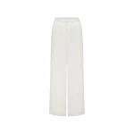 Shona Joy Huxley Textured Drawstring Pant - Vanilla - Pants - Australian Luxury Eventwear at Luxury Shoes 