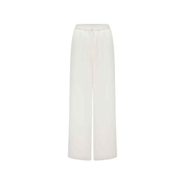 Shona Joy Huxley Textured Drawstring Pant - Vanilla - Pants - Australian Luxury Eventwear at Luxury Shoes 