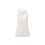 Shona Joy Huxley Textured Open Back Top - Vanilla - Tops - Australian Luxury Eventwear at Luxury Shoes 
