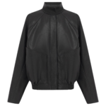 Shona Joy Kennedy Funnel Neck Faux Leather Jacket - Black - Jackets - Australian Luxury Eventwear at Luxury Shoes 