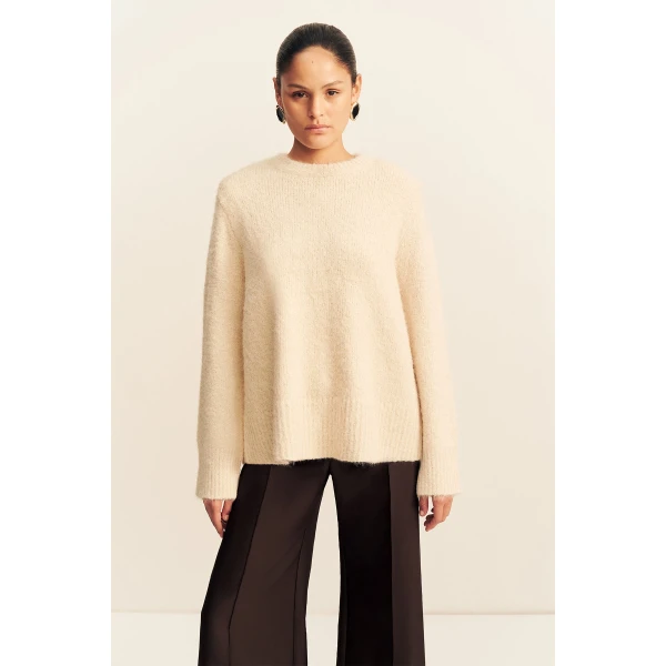 Shona Joy Korine Oversized Jumper - Batter - Knitwear - Australian Luxury Eventwear at Luxury Shoes 