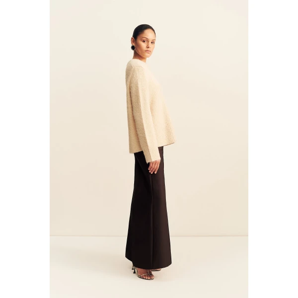 Shona Joy Korine Oversized Jumper - Batter - Knitwear - Australian Luxury Eventwear at Luxury Shoes 