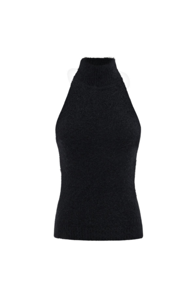 Shona Joy Korine Racer Back Top - Black - Tops - Australian Luxury Eventwear at Luxury Shoes 
