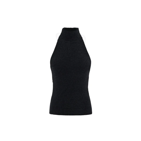 Shona Joy Korine Racer Back Top - Black - Tops - Australian Luxury Eventwear at Luxury Shoes 