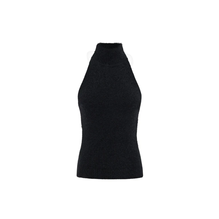 Shona Joy Korine Racer Back Top - Black - Tops - Australian Luxury Eventwear at Luxury Shoes 