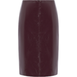 Shona Joy Lilou Patent Midi Skirt - Port Royale - Skirts - Australian Luxury Eventwear at Luxury Shoes 