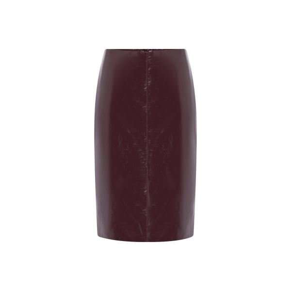 Shona Joy Lilou Patent Midi Skirt - Port Royale - Skirts - Australian Luxury Eventwear at Luxury Shoes 