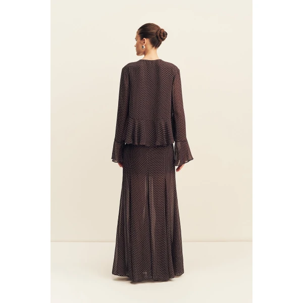 Shona Joy Maddox Long Sleeve Ruffle Top - Tops - Australian Luxury Eventwear at Luxury Shoes 