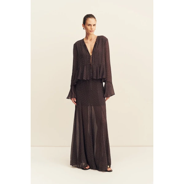 Shona Joy Maddox Panelled Maxi Skirt - Skirts - Australian Luxury Eventwear at Luxury Shoes 