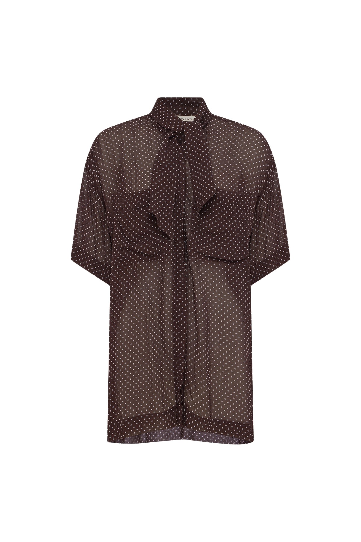 Shona Joy Maddox Short Sleeve Neck Tie Shirt