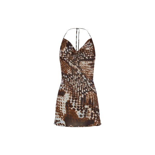 Shona Joy Maia Sheer Open Back Cowl Top - Tops - Australian Luxury Eventwear at Luxury Shoes 