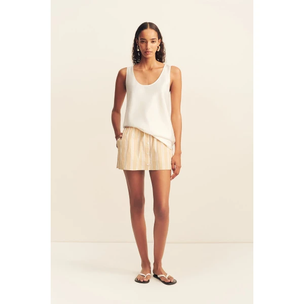 Shona Joy Omri Cotton Mini Skirt - Skirts - Australian Luxury Eventwear at Luxury Shoes 