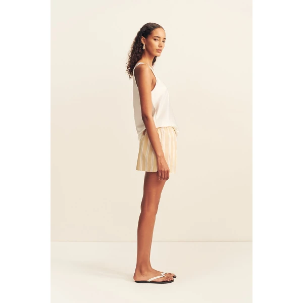 Shona Joy Omri Cotton Mini Skirt - Skirts - Australian Luxury Eventwear at Luxury Shoes 