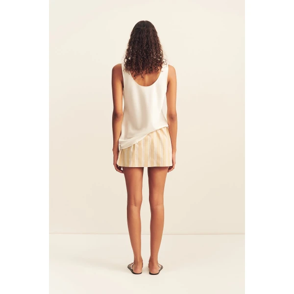 Shona Joy Omri Cotton Mini Skirt - Skirts - Australian Luxury Eventwear at Luxury Shoes 