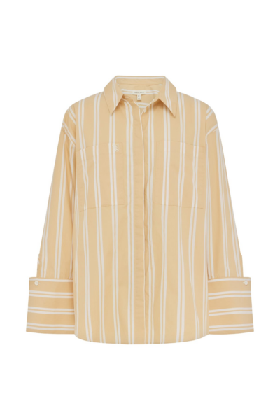 Shona Joy Omri Cotton Oversized Shirt - Tops - Australian Luxury Eventwear at Luxury Shoes 