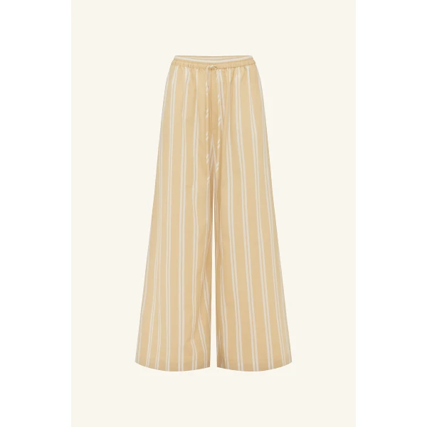 Shona Joy Omri Cotton Wide Leg Pant - Pants - Australian Luxury Eventwear at Luxury Shoes 