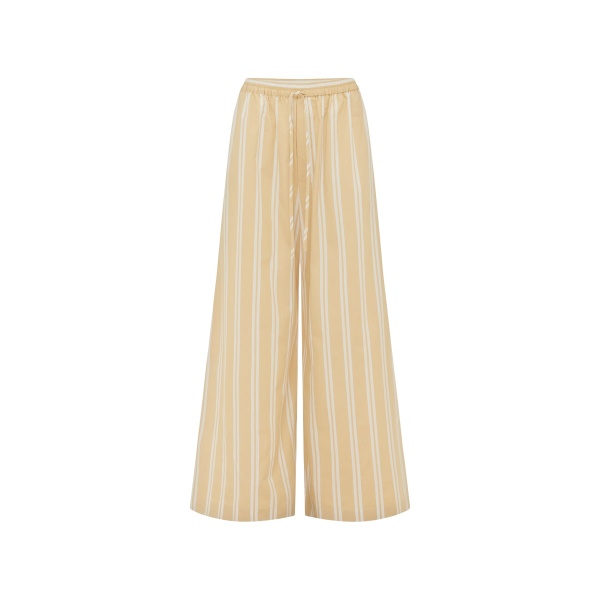 Shona Joy Omri Cotton Wide Leg Pant - Pants - Australian Luxury Eventwear at Luxury Shoes 