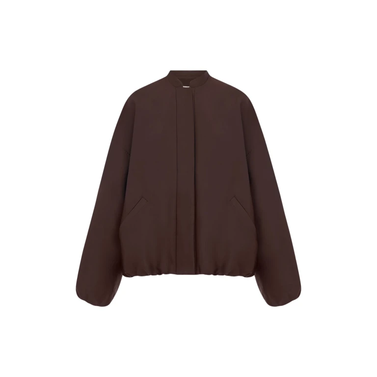 Shona Joy Otis Bomber Jacket - Ristretto - Jackets - Australian Luxury Eventwear at Luxury Shoes 