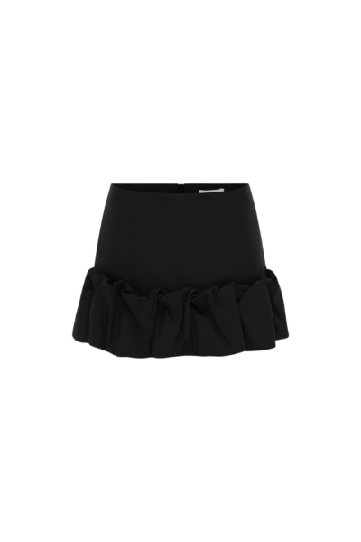 Shona Joy Otis Fitted Bubble Mini Skirt - Black - Skirts - Australian Luxury Eventwear at Luxury Shoes 