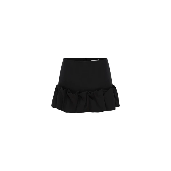 Shona Joy Otis Fitted Bubble Mini Skirt - Black - Skirts - Australian Luxury Eventwear at Luxury Shoes 