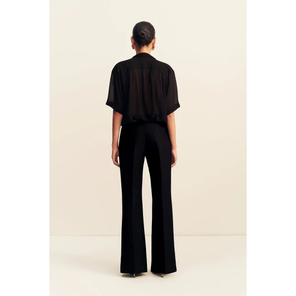 Shona Joy Otis Fitted Pant - Black - Pants - Australian Luxury Eventwear at Luxury Shoes 