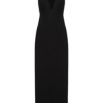 Shona Joy Otis Plunged Fitted Maxi Dress - Black - Dresses - Australian Luxury Eventwear at Luxury Shoes 