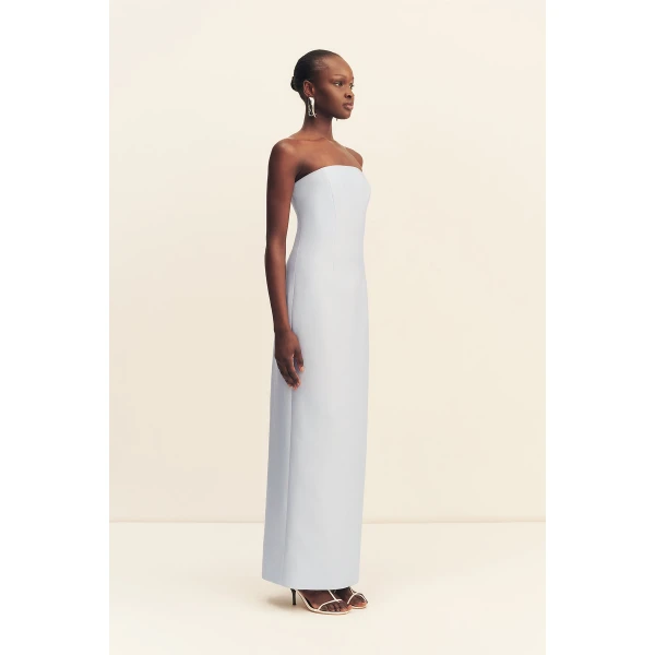 Shona Joy Otis Strapless Panelled Maxi Dress - Sky - Dresses - Australian Luxury Eventwear at Luxury Shoes 