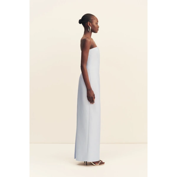 Shona Joy Otis Strapless Panelled Maxi Dress - Sky - Dresses - Australian Luxury Eventwear at Luxury Shoes 