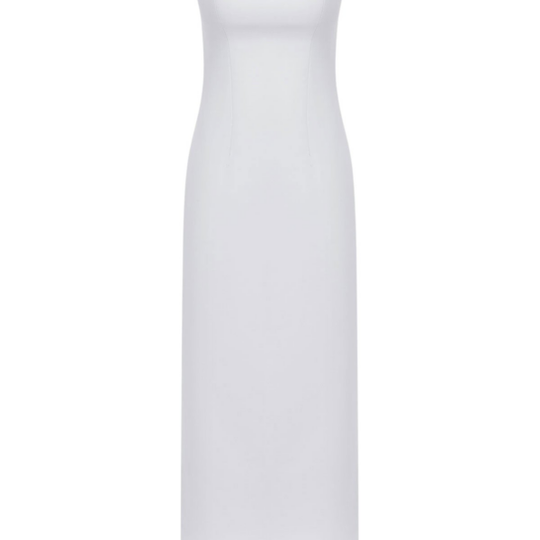 Shona Joy Otis Strapless Panelled Maxi Dress – Sky