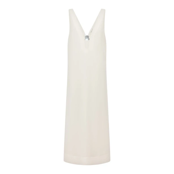 Shona Joy Paloma Plunged Maxi Dress - Ivory - Dresses - Australian Luxury Eventwear at Luxury Shoes 