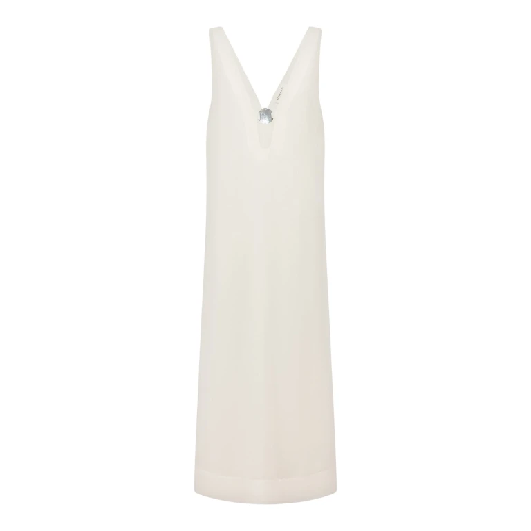 Shona Joy Paloma Plunged Maxi Dress - Ivory - Dresses - Australian Luxury Eventwear at Luxury Shoes 