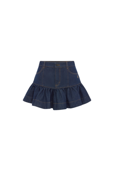 Shona Joy Rita Fitted Ruffle Mini Skirt - Skirts - Australian Luxury Eventwear at Luxury Shoes 
