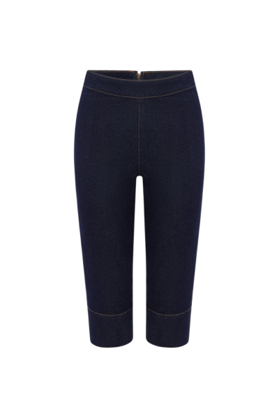 Shona Joy Rue Stretch Capri Jean - Pants - Australian Luxury Eventwear at Luxury Shoes 