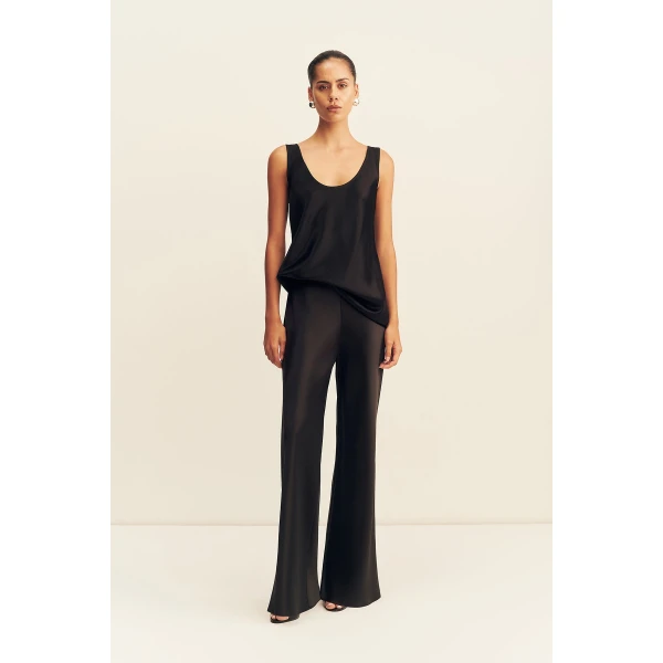 Shona Joy Savanna Bias Pant - Black - Pants - Australian Luxury Eventwear at Luxury Shoes 