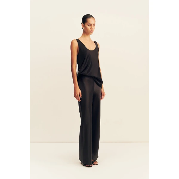 Shona Joy Savanna Bias Pant - Black - Pants - Australian Luxury Eventwear at Luxury Shoes 
