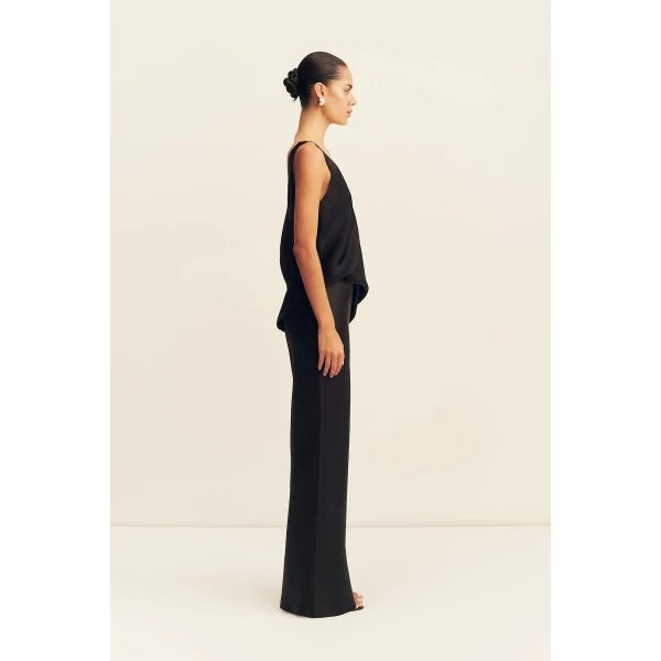 Shona Joy Savanna Bias Pant - Black - Pants - Australian Luxury Eventwear at Luxury Shoes 