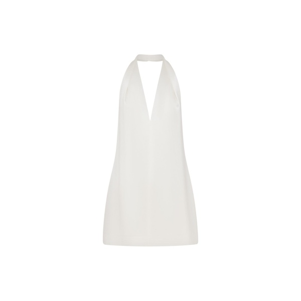 Shona Joy Savanna Halter Neck Mini Dress - Ivory - Dresses - Australian Luxury Eventwear at Luxury Shoes 