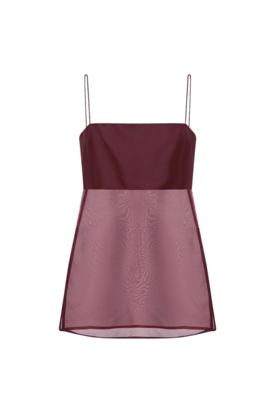 Shona Joy Tibby Silk Organza Cami - Port Royale - Tops - Australian Luxury Eventwear at Luxury Shoes 