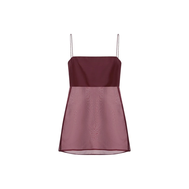 Shona Joy Tibby Silk Organza Cami - Port Royale - Tops - Australian Luxury Eventwear at Luxury Shoes 