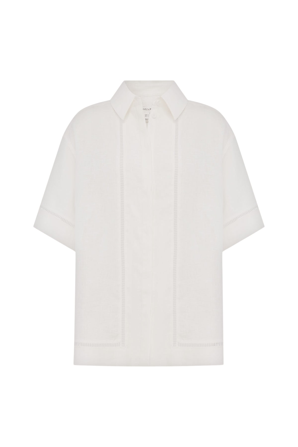Shona Joy Tommy Linen Shirt – Ivory