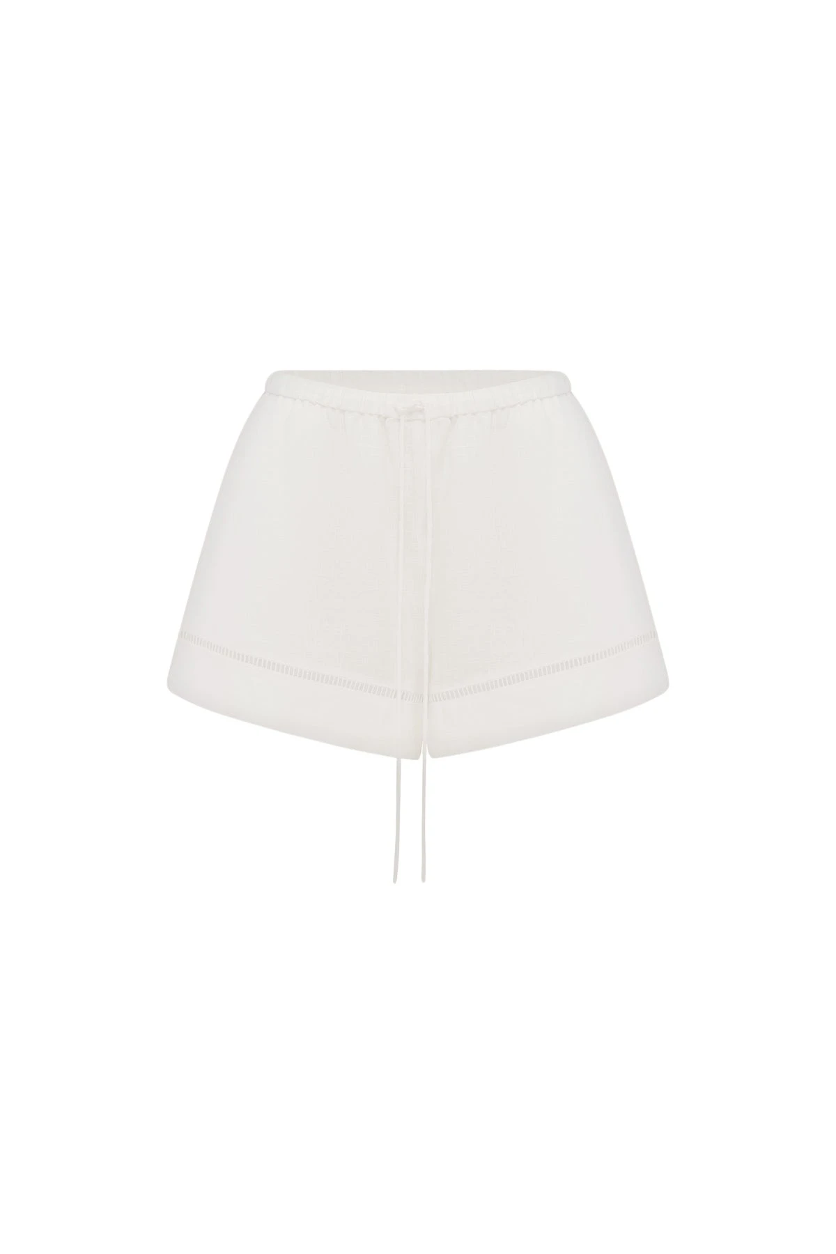 Shona-Joy-Tommy-Linen-Short-Ivory-coveti83118_nobg Shona Joy Tommy Linen Short - Ivory - Shorts - Australian Luxury Eventwear at Luxury Shoes